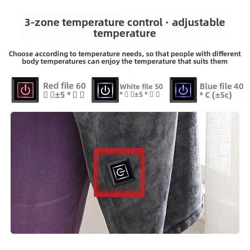The SnugglePro USB Shawl Heated Blanket