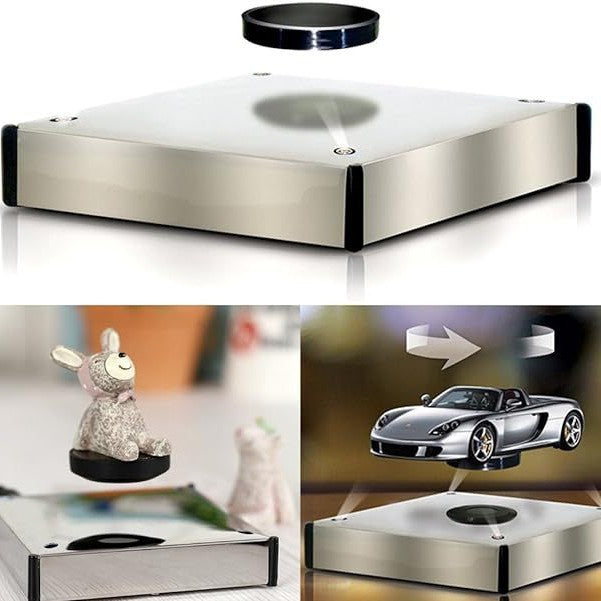 Magnetic levitation rotating display stand