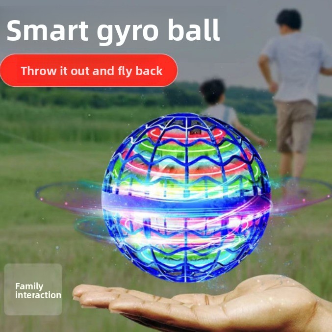 Intelligent induction rotating magic flying ball