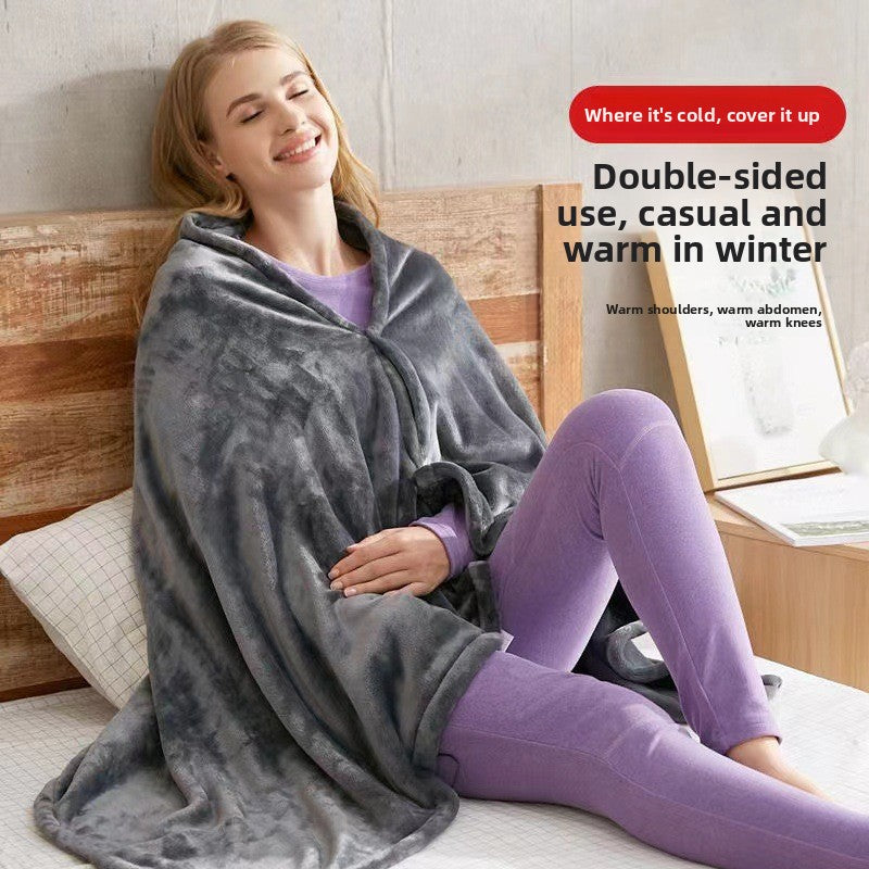 The SnugglePro USB Shawl Heated Blanket