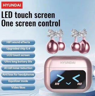 Choice HYUNDAI M100 Open Ear Gaming Earphones Sport Wireless Earbuds TWS Headset Hifi Sound Headphones With Mic For Android IOS