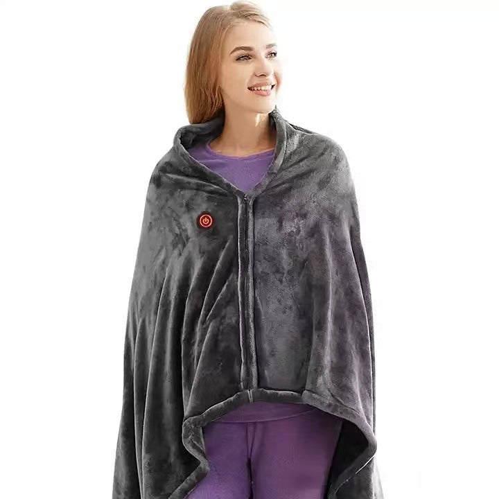 The SnugglePro USB Shawl Heated Blanket